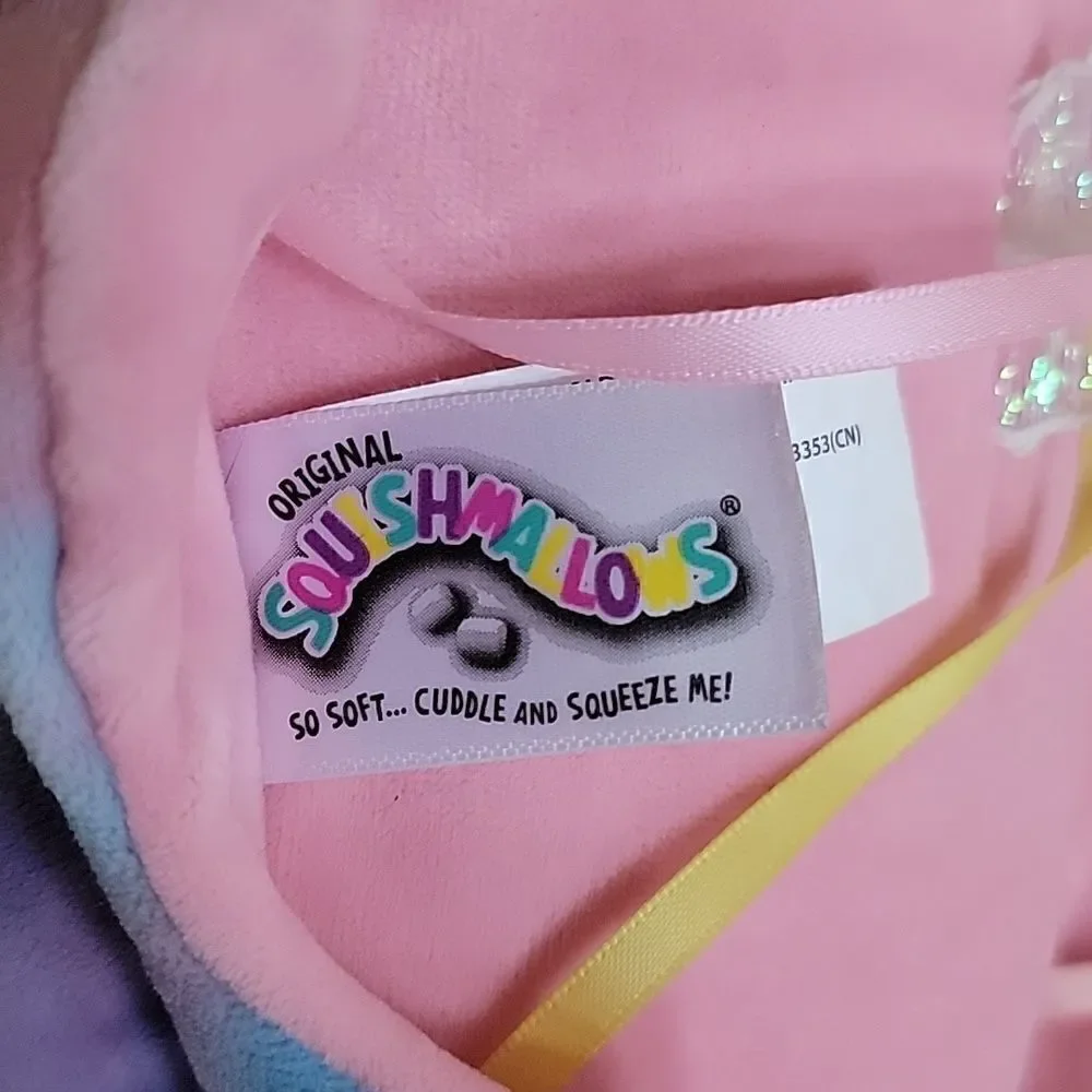 RAINBOW TIE-DYE 11 INCH JANET THE JELLYFISH SQUISHMALLOWS
